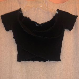 Black Cropped top